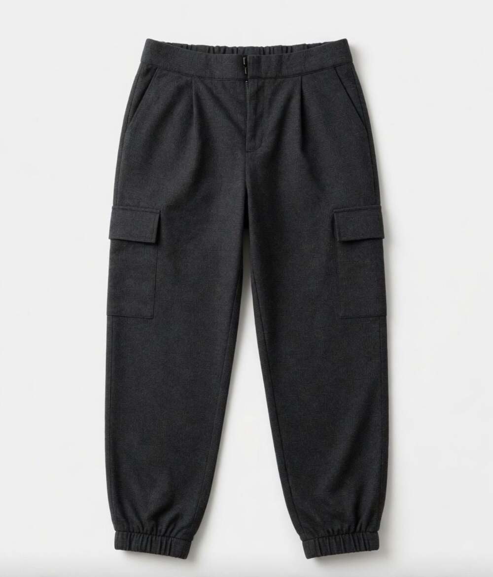 A New Day Plaid Cargo Jogger Pants Size 6